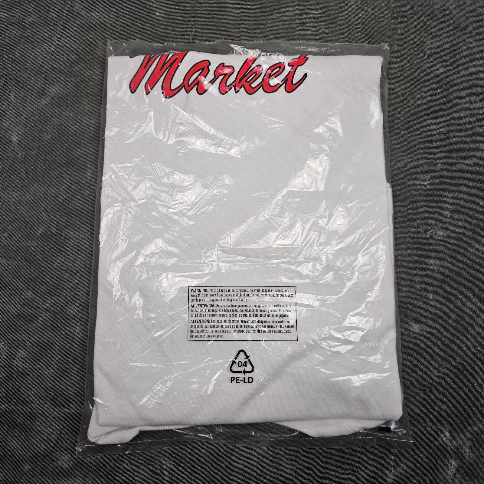 J. Balvin Market Shirt Men Extra Large Ball Smiley Face XL Chinatown White gallery