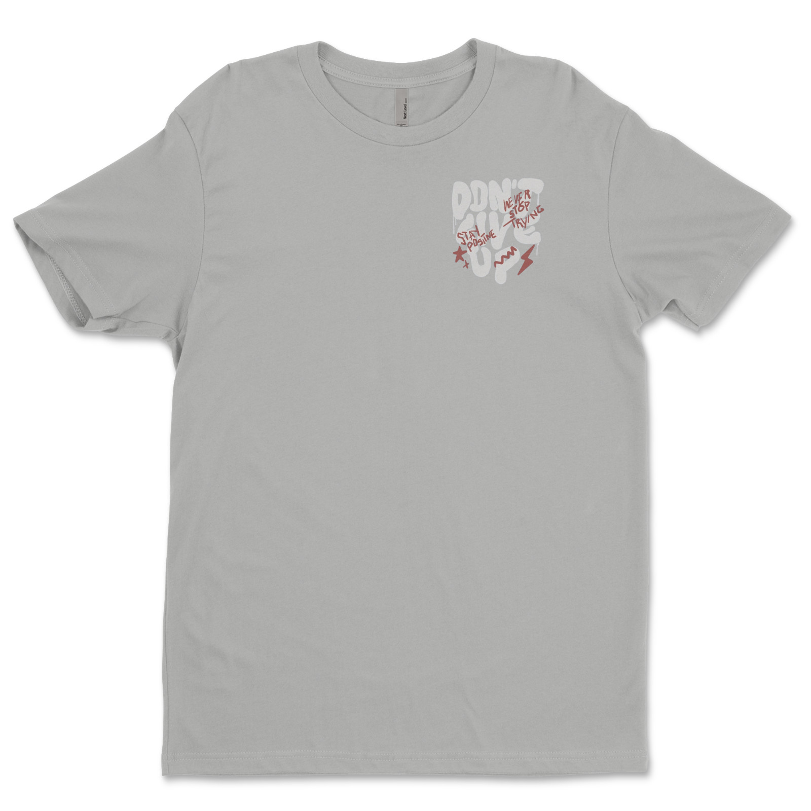 DTF Don't give up/ Custom Unisex Soft Style T-Shirts, Next Level- Cotton gallery
