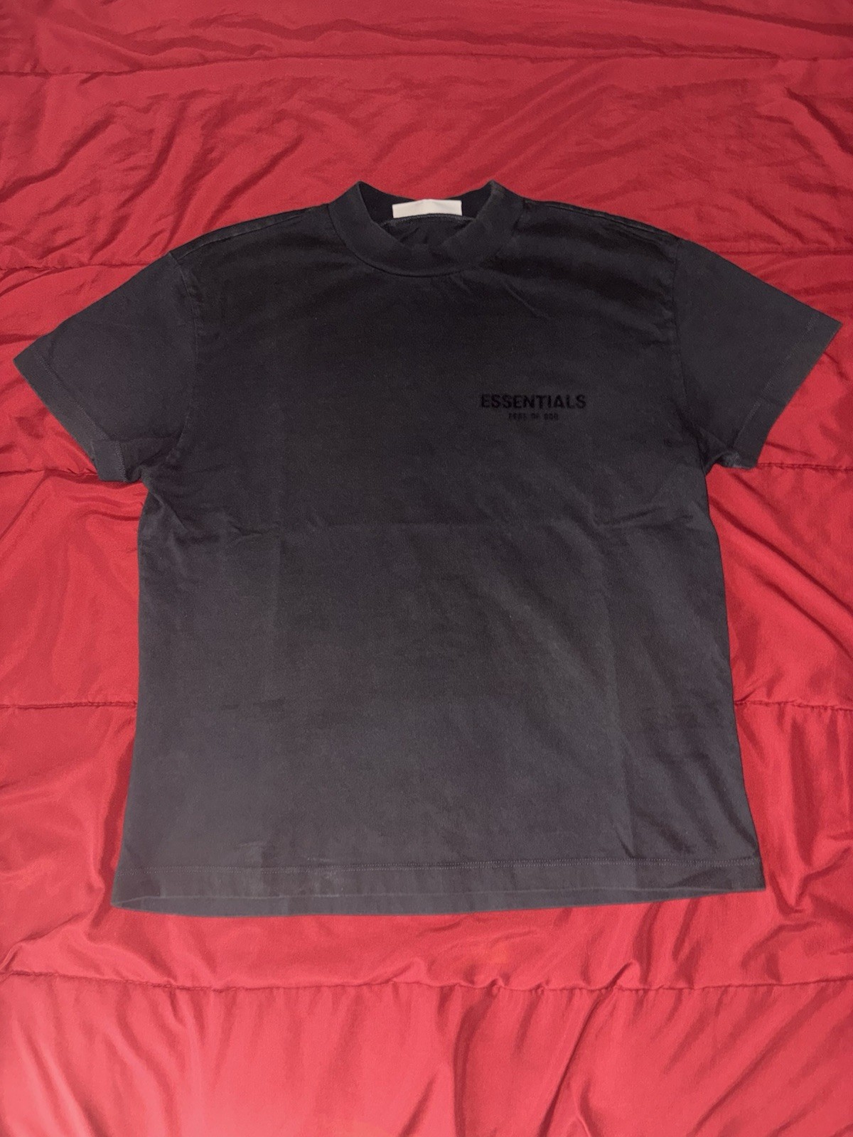 Size Extra Small XS Black Stretch Limo Fear of God Essentials T-Shirt Pre-owned gallery