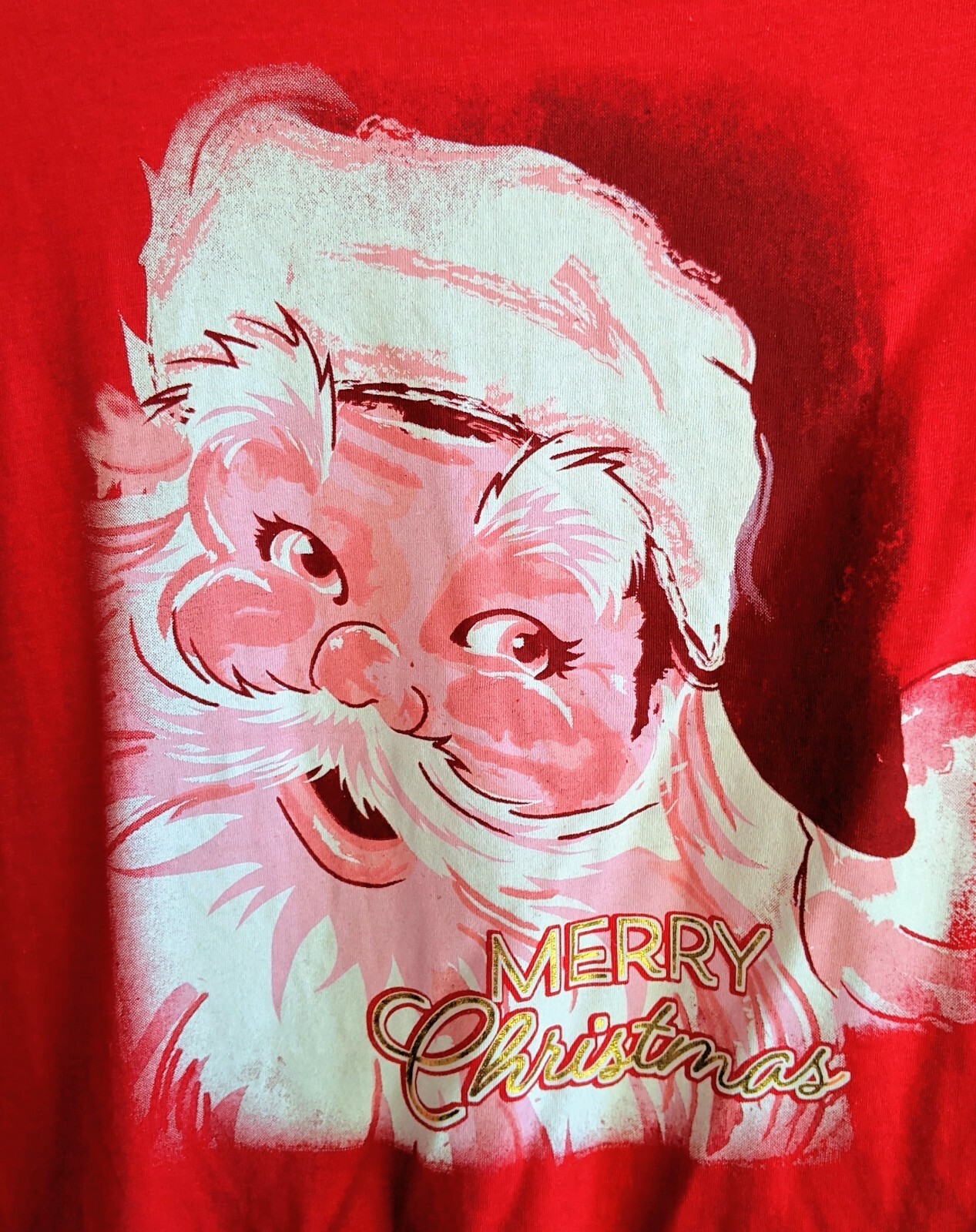New Christmas T-Shirt Size XL Vintage Retro Style Santa Clause Classic Holiday gallery
