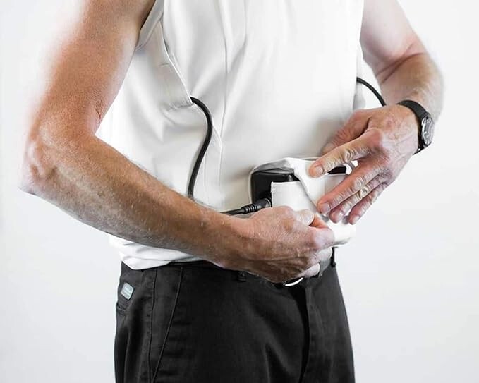 LVAD HeartMate 2 & 3 Sleeveless Tank Top Shirt for Men's With Pockets White S-5X gallery