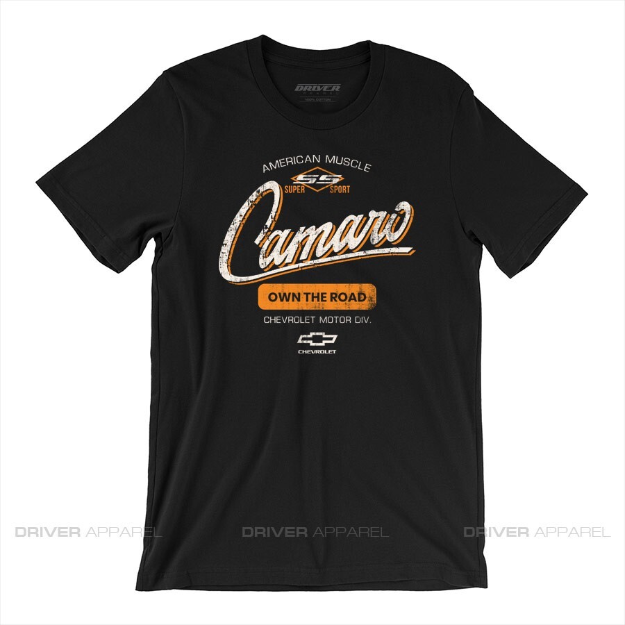 Driver Apparel Chevy Camaro SS Shirts & Hoodies Vintage 1967 1969 5th 6th Gen 68