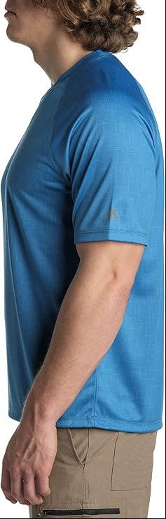 ZeroXposur Sun Protection T-Shirt Men's Medium Blue Short Sleeve UPF 50+ Stretch gallery