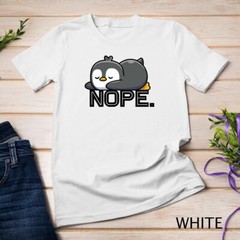 Nope Not Today Lazy Penguin Lazy Animal Lover Cute Gift T-Shirt Unisex T-shirt