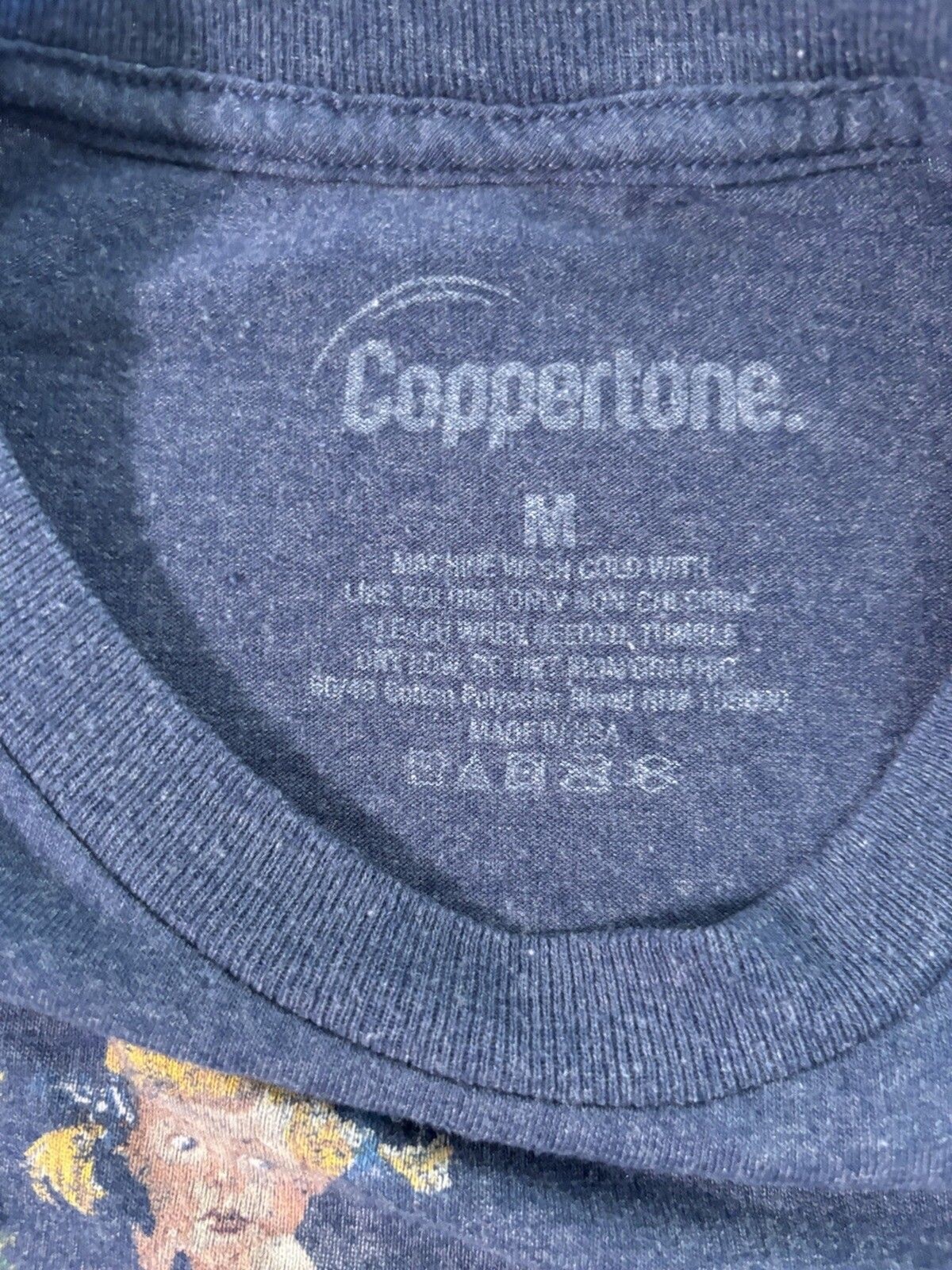 Coppertone Classic Men's Blue T-Shirt - Size Medium (Toddler & Dog Design) gallery