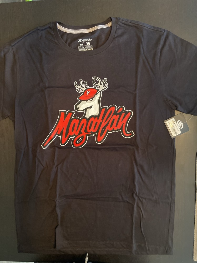 Mazatlan Venados Baseball Black Soft T Shirt New 41 Inch Chest