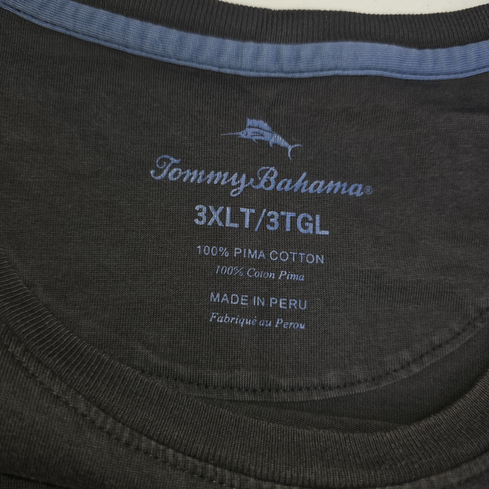 TOMMY BAHAMA Men's 3XLT Black Short Sleeve T-shirt -3079 gallery