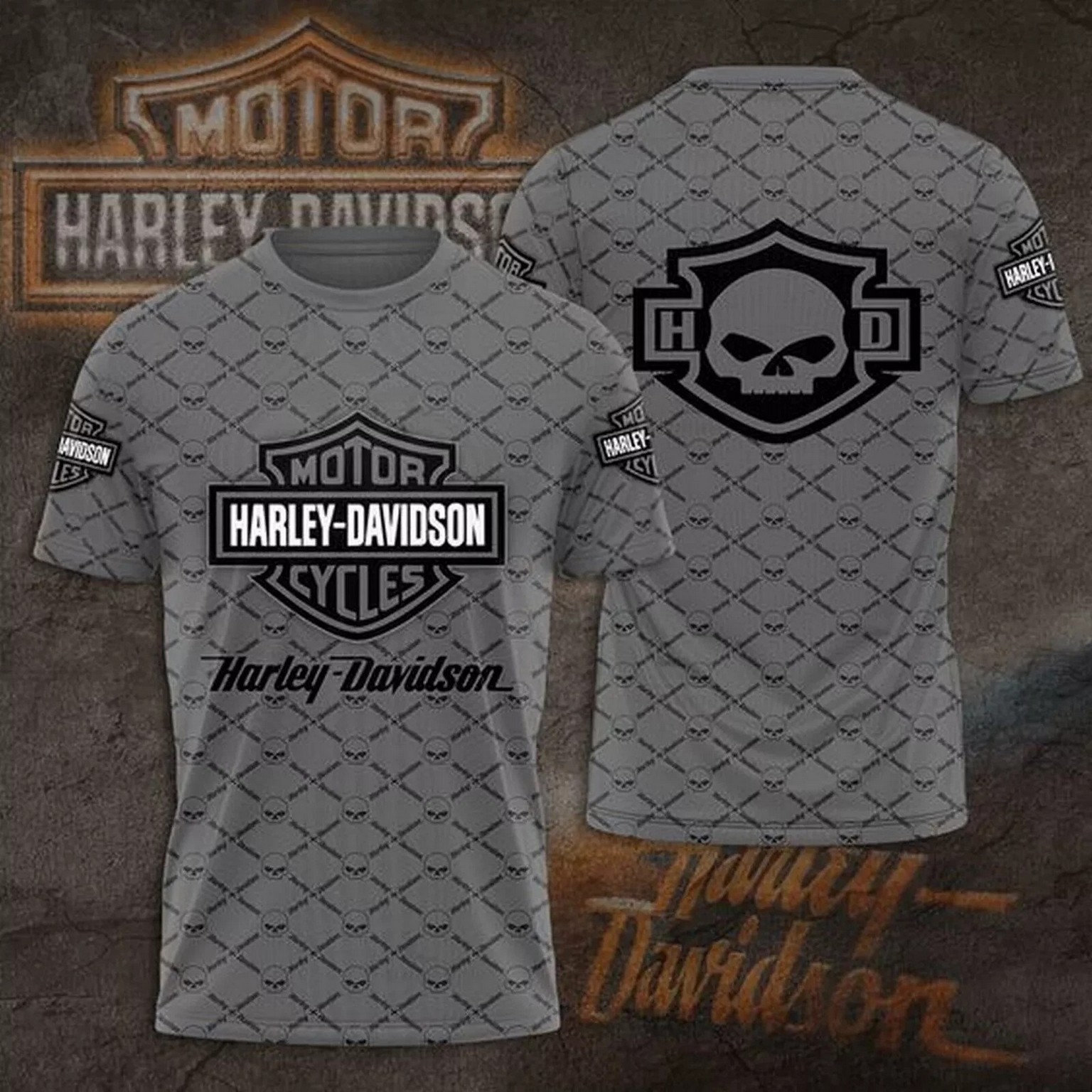 Hot 3D All Over Printed Harley-Davidson T-Shirt Limited Edition - Top Gift S-5XL gallery