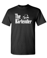 THE BARTENDER – Unisex Cotton T-Shirt Tee Shirt