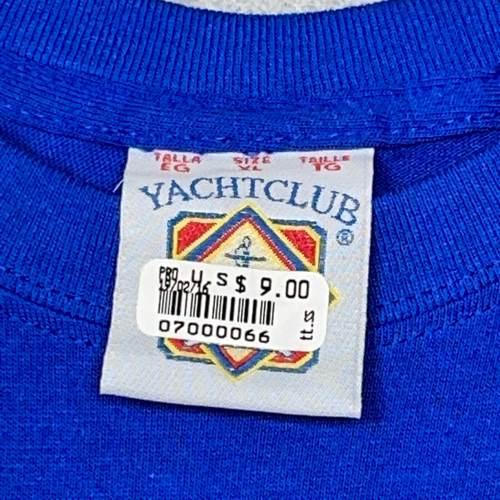Vintage Yacht Club Shirt Men XL Blue Cozumel Mexico FISHING NWOT gallery