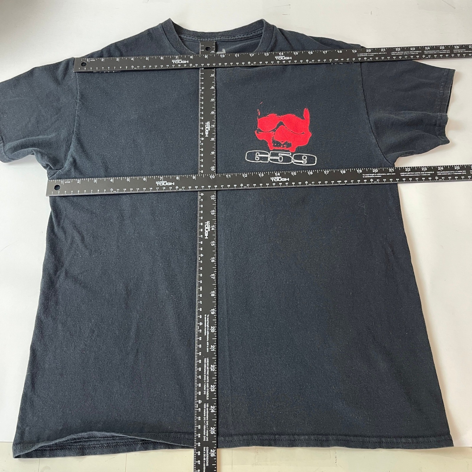 G59 Shirt Mens Large Black Red Suicideboys Skull Hip Hop Rap Music Goth Street gallery