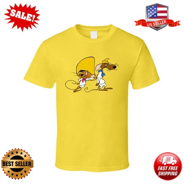Speedy Gonzalez And Slow Poke Rodriguez Cartoon T-shirt gallery