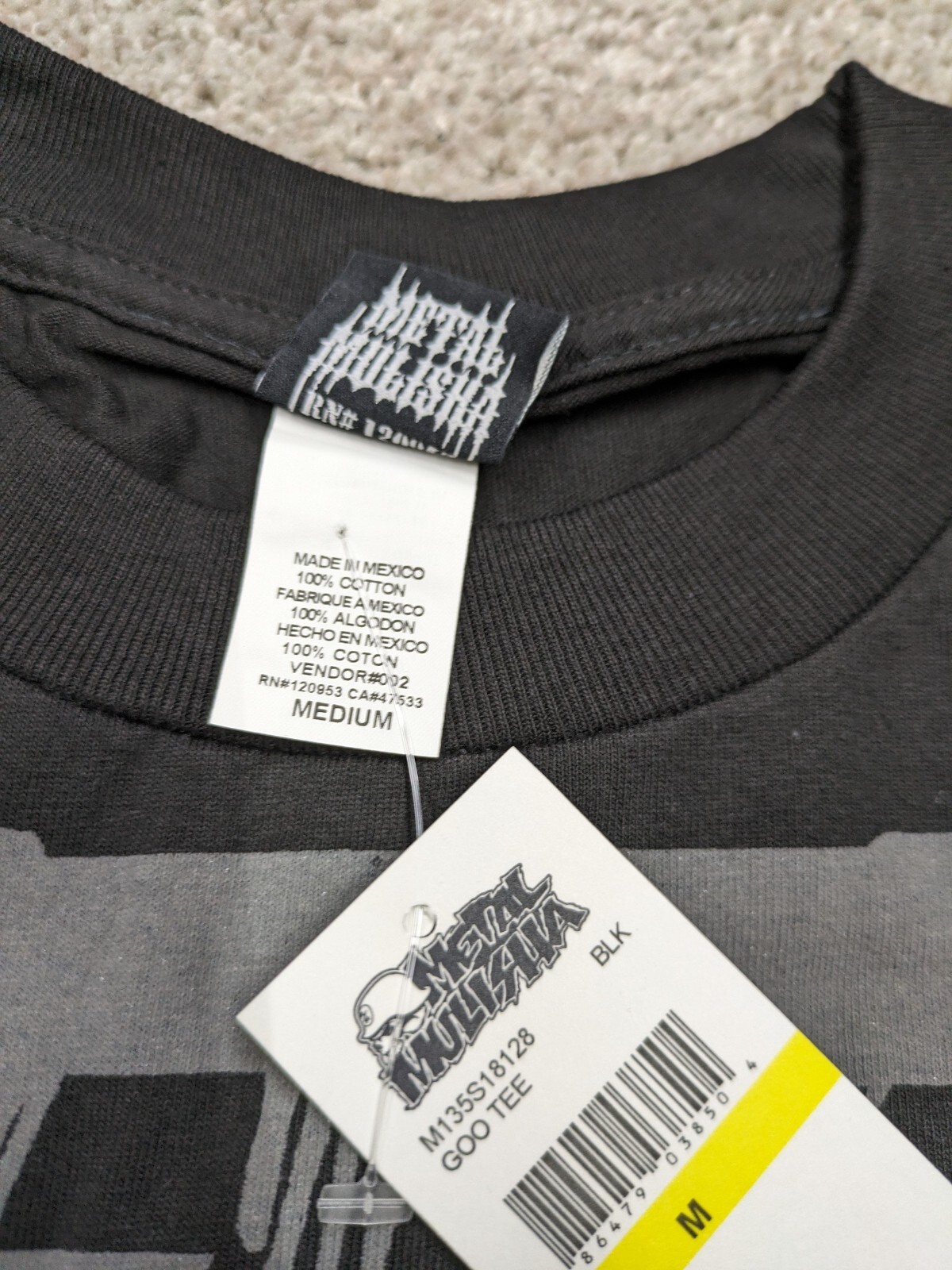 Vintage Metal Mulisha Mens Medium Y2K 90s American Rock Deadstock NEW NOS NWT gallery