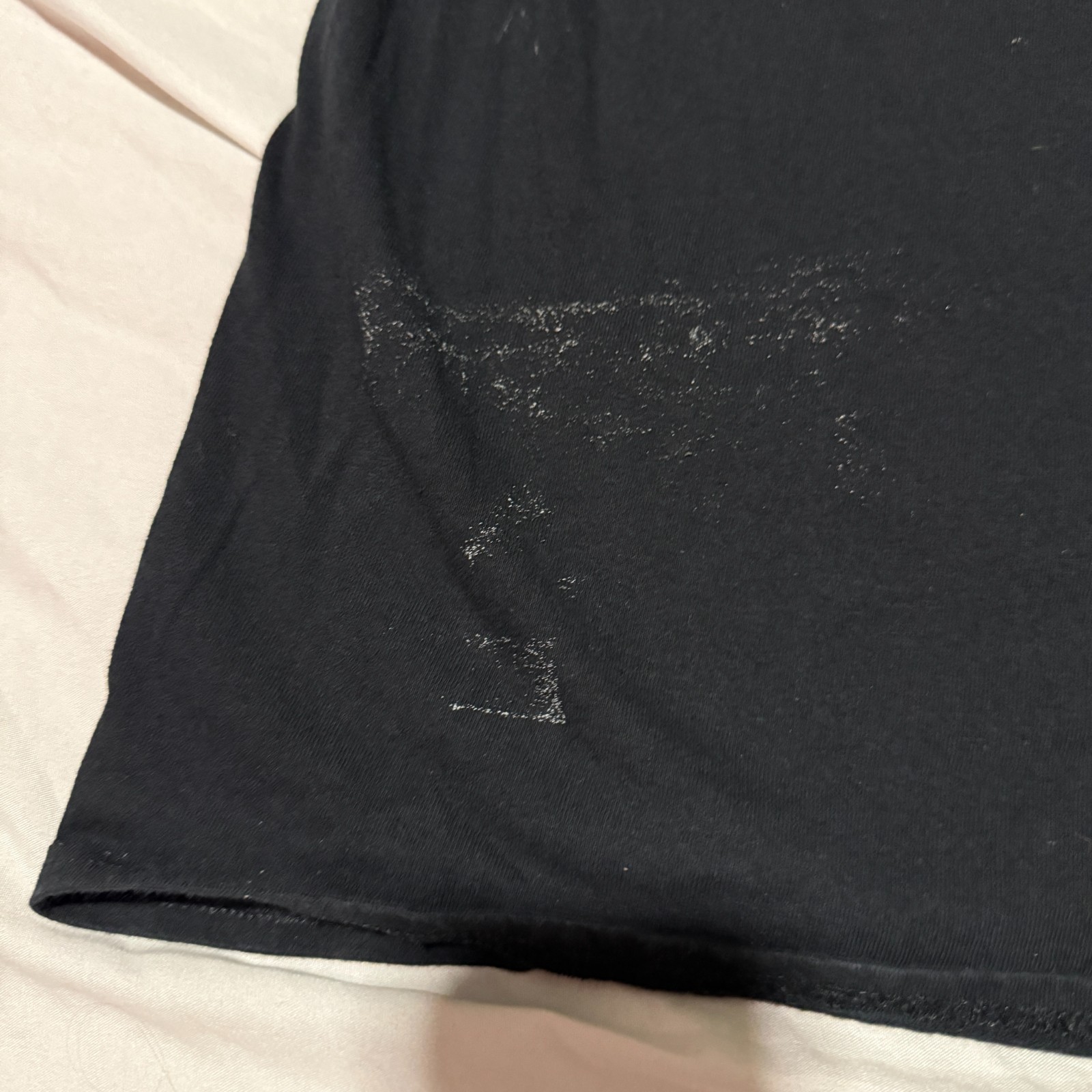 UNKNOWN dripping/graffiti metal-style logo shirt SZ LARGE Hardcore? Death? DJ? gallery