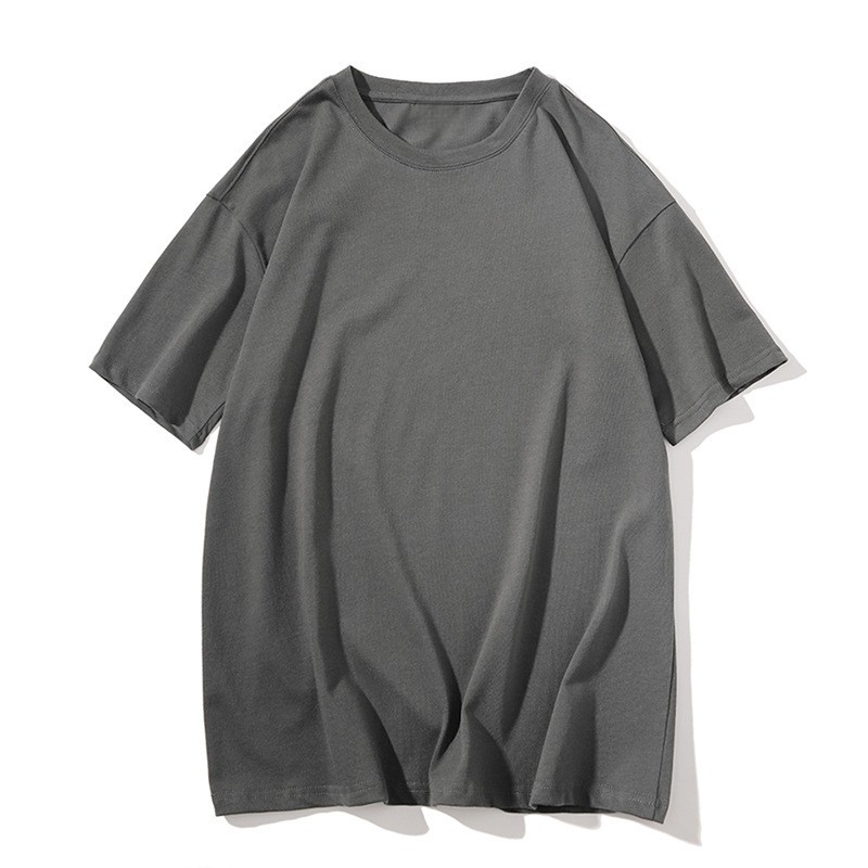 New Universal Men's Polyester Fiber Plain Crew Neck Short Sleeves T-Shirt M-3XL gallery