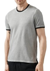 ATM Anthony Thomas Melillo Mens Pique Tee Sz Small Grey Shadow Garment Dye NWT