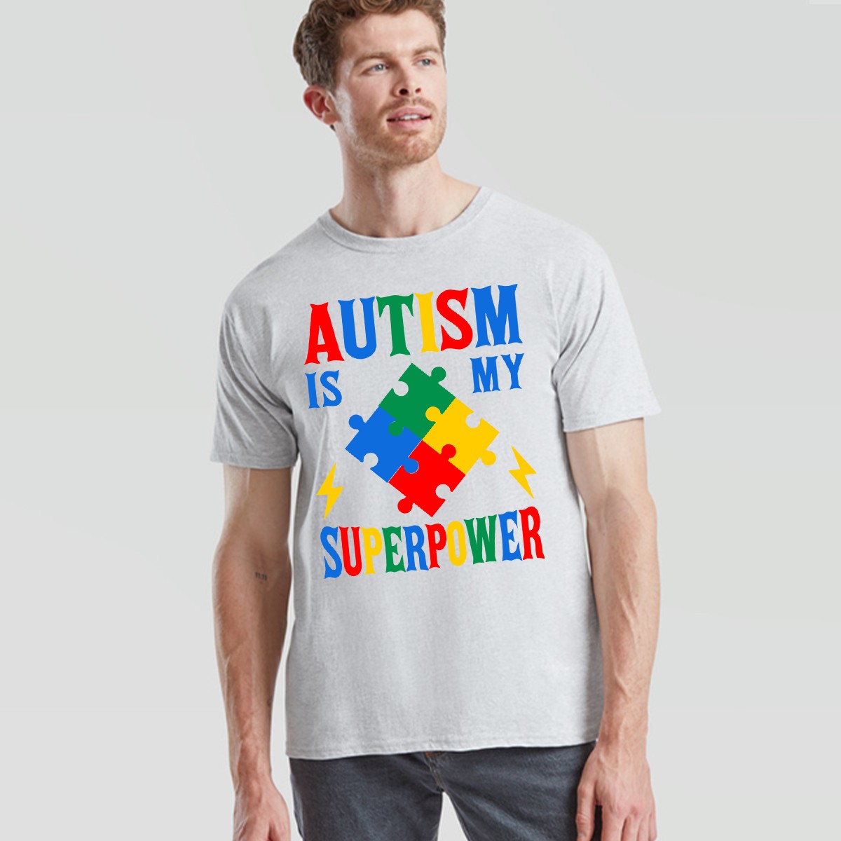 Autism Is My Superpower Autistic Unisex Tshirt Neurodiversity Awareness Gift Tee gallery