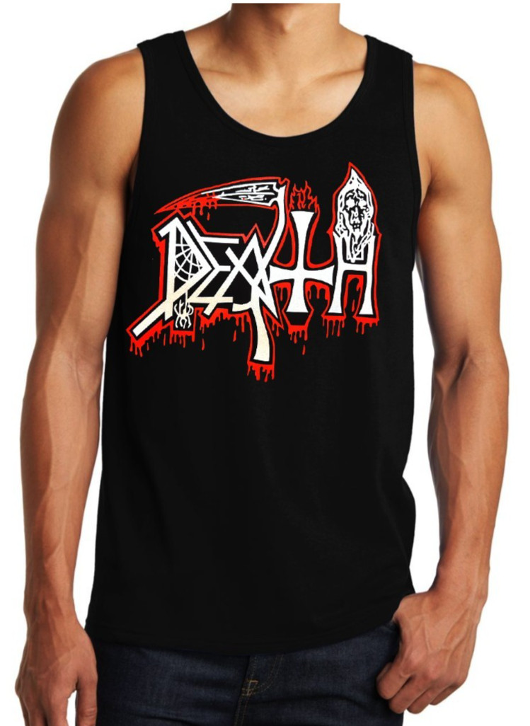 DEATH Heavy Metal Band Black Tank Top gallery