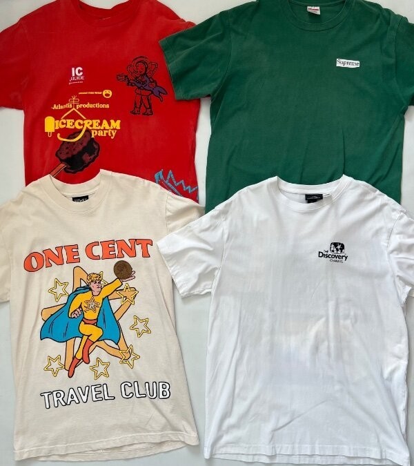 Icecream H&M Discovery Channel Supreme blowfish 1 cent mens 4 t-shirt lot M gallery
