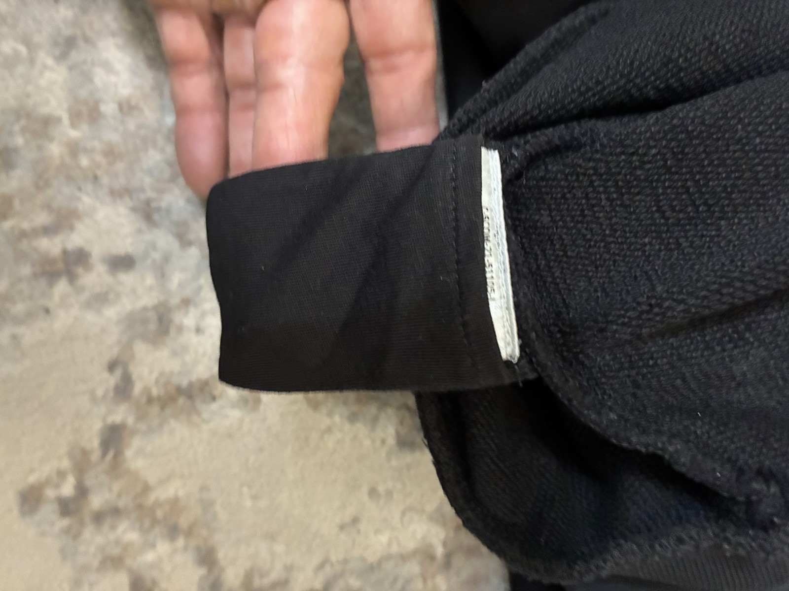 Moncler Black Crew Neck Sweatshirt Embroidered Moncler Text - Large - $985 gallery