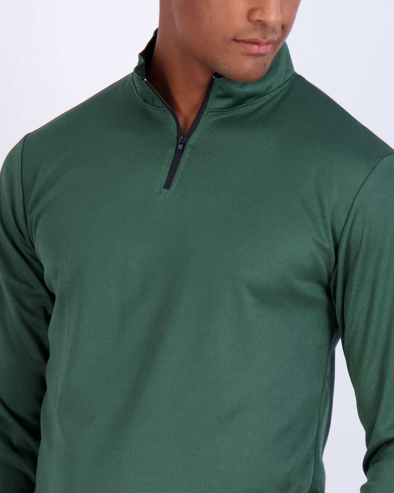 3 Pack:Men's Quarter 1/4 Zip Pullover Long Sleeve Athletic Mesh Quick Dry Dri... gallery