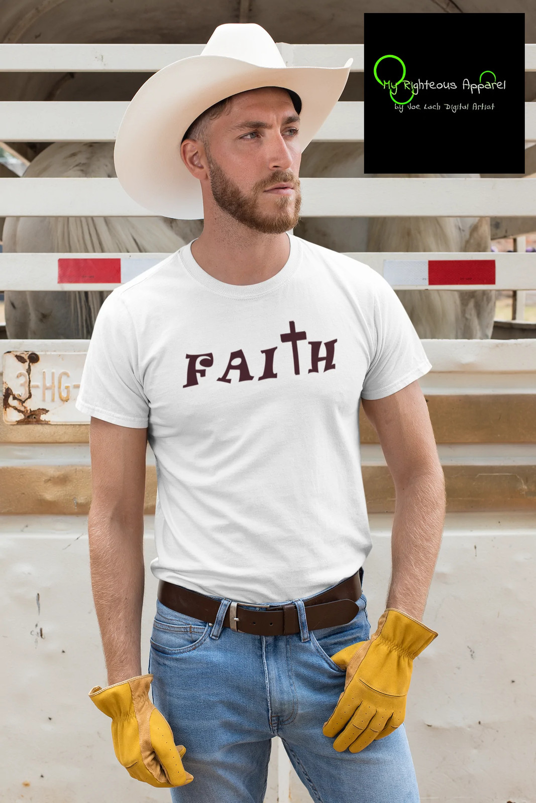 Next Level 3600 Soft Cotton Crew Tee "Faith" gallery