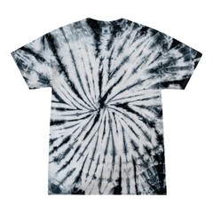 Multi-Color Tie Dye Spider T-Shirts, Adults Short Sleeve Cotton Colortone