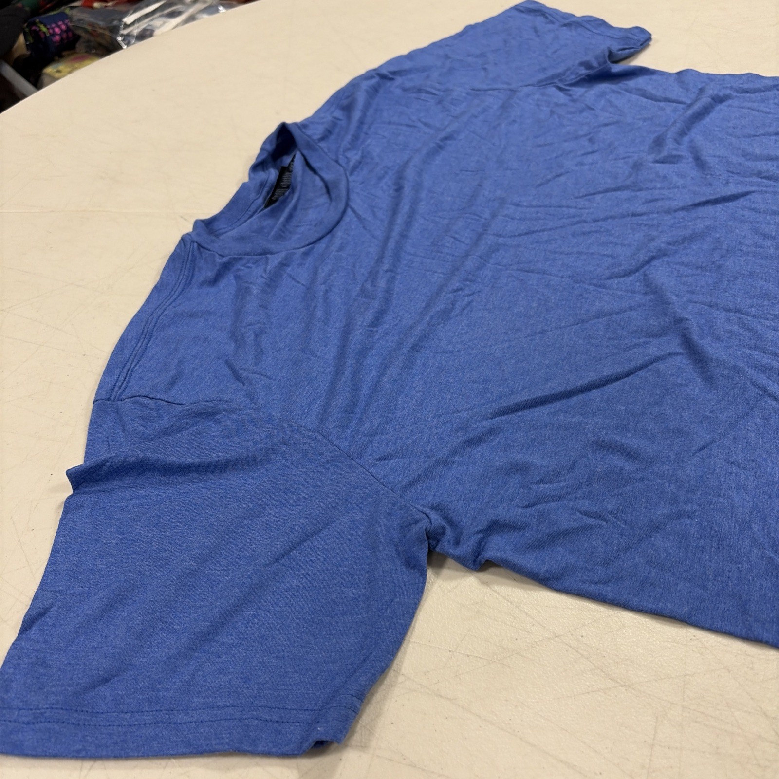 District Perfect Tri DTG Crew-Neck Adult T-Shirt Short Sleeve Blue Size XL New gallery