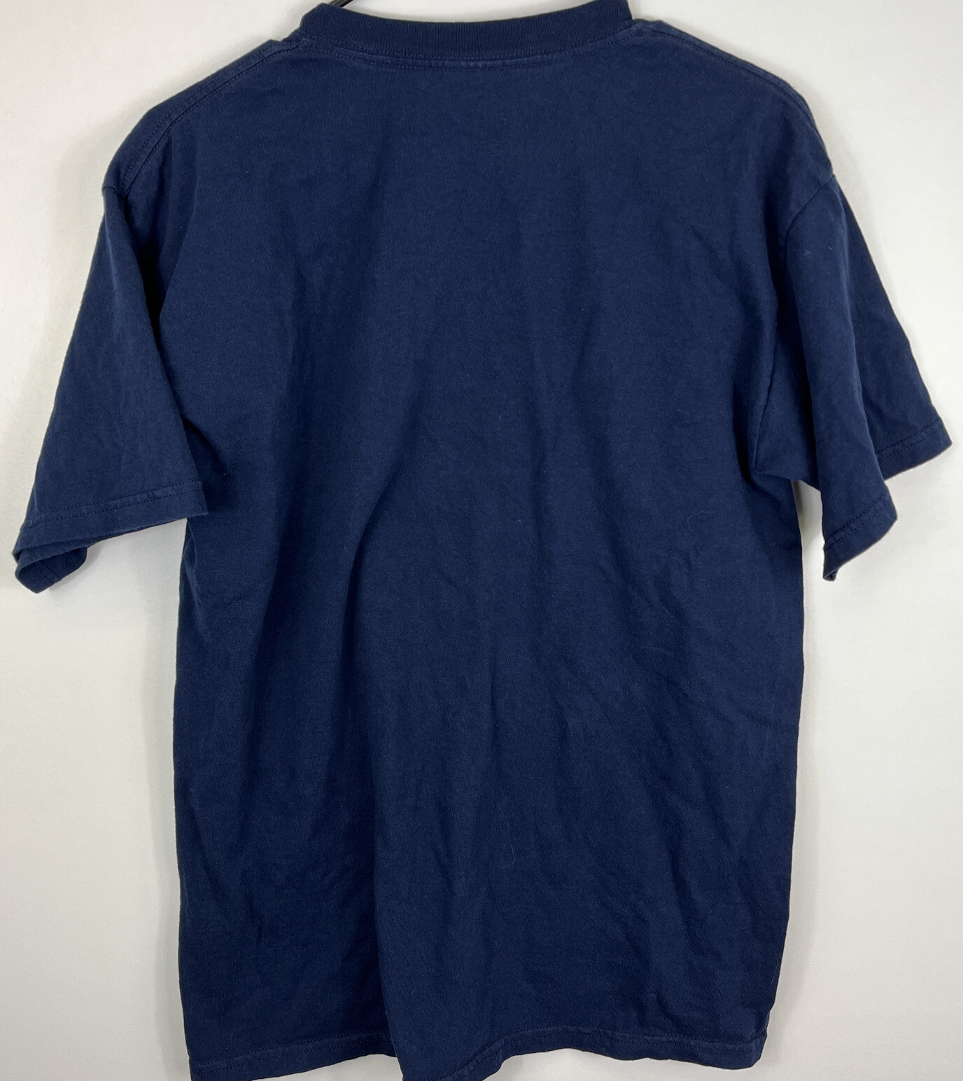 Winter Holidays Frosty Snowman Skiing Tshirt Blue Adult M Christmas Y2ks gallery