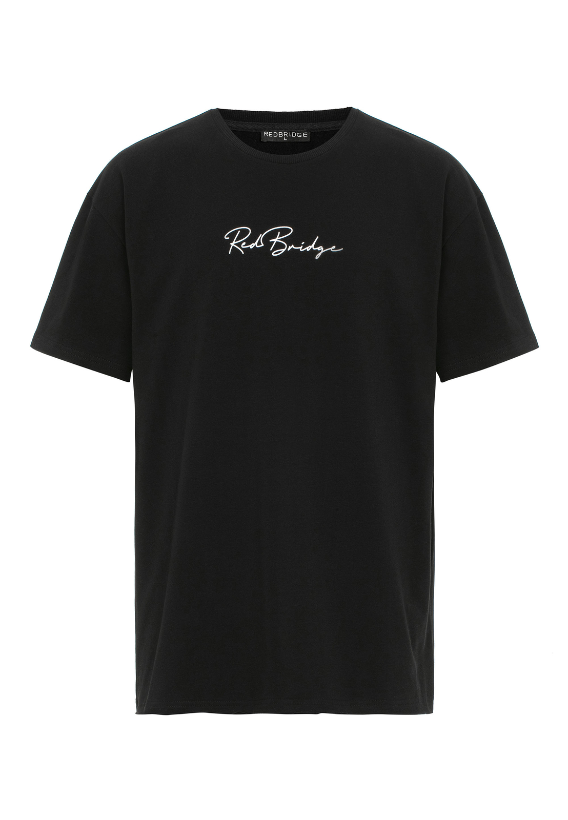 Redbridge Men's T-Shirt Oversized Wide Cut Basic Signature Front Logo gallery