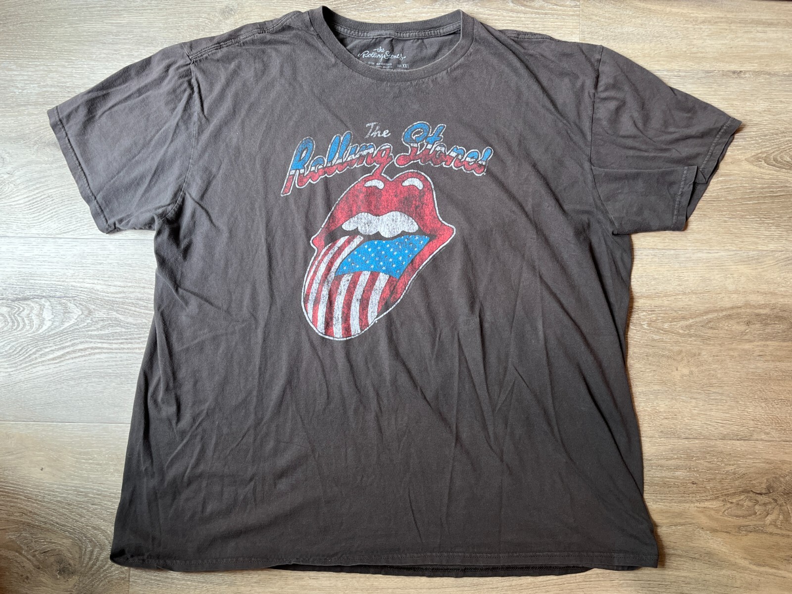 4 Rolling Stones Band Logo T-Shits, Bigger Bang Zip Code Tour MoMA 50 Years USED gallery