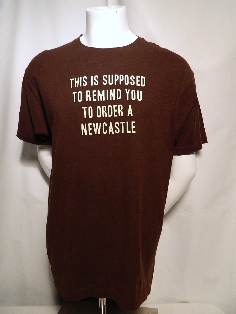 Newcastle Brown Ale Beer United Kingdom England Pub No Bollocks Bar T Shirt XL gallery