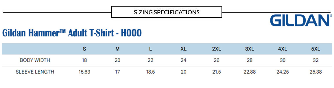 Gildan Plain Hammer Adult Ring Spun Cotton Short Sleeves T-Shirt H000 S-5XL gallery