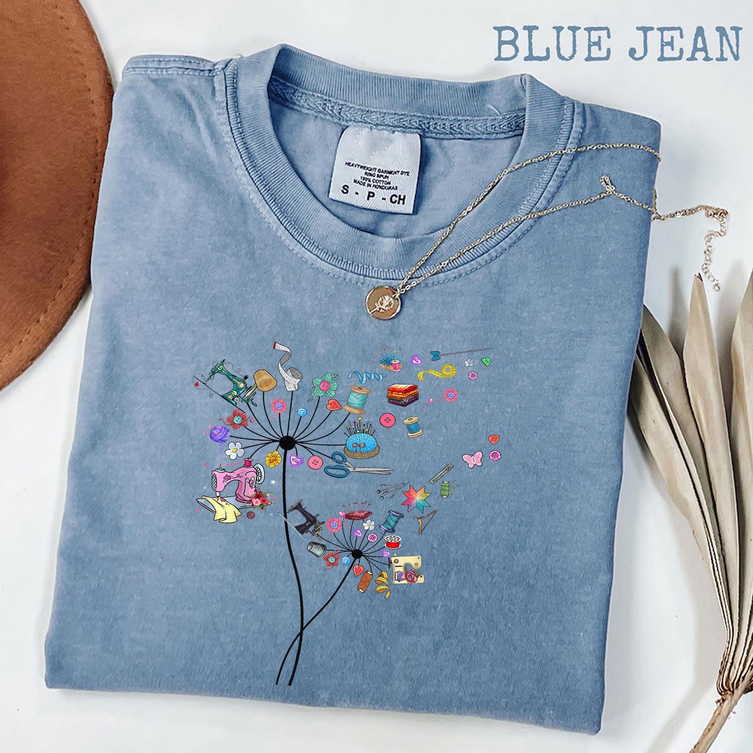 Cute Sewing Dandelion Flowers Shirt, Quilting Quilter T-Shirt Tee gallery