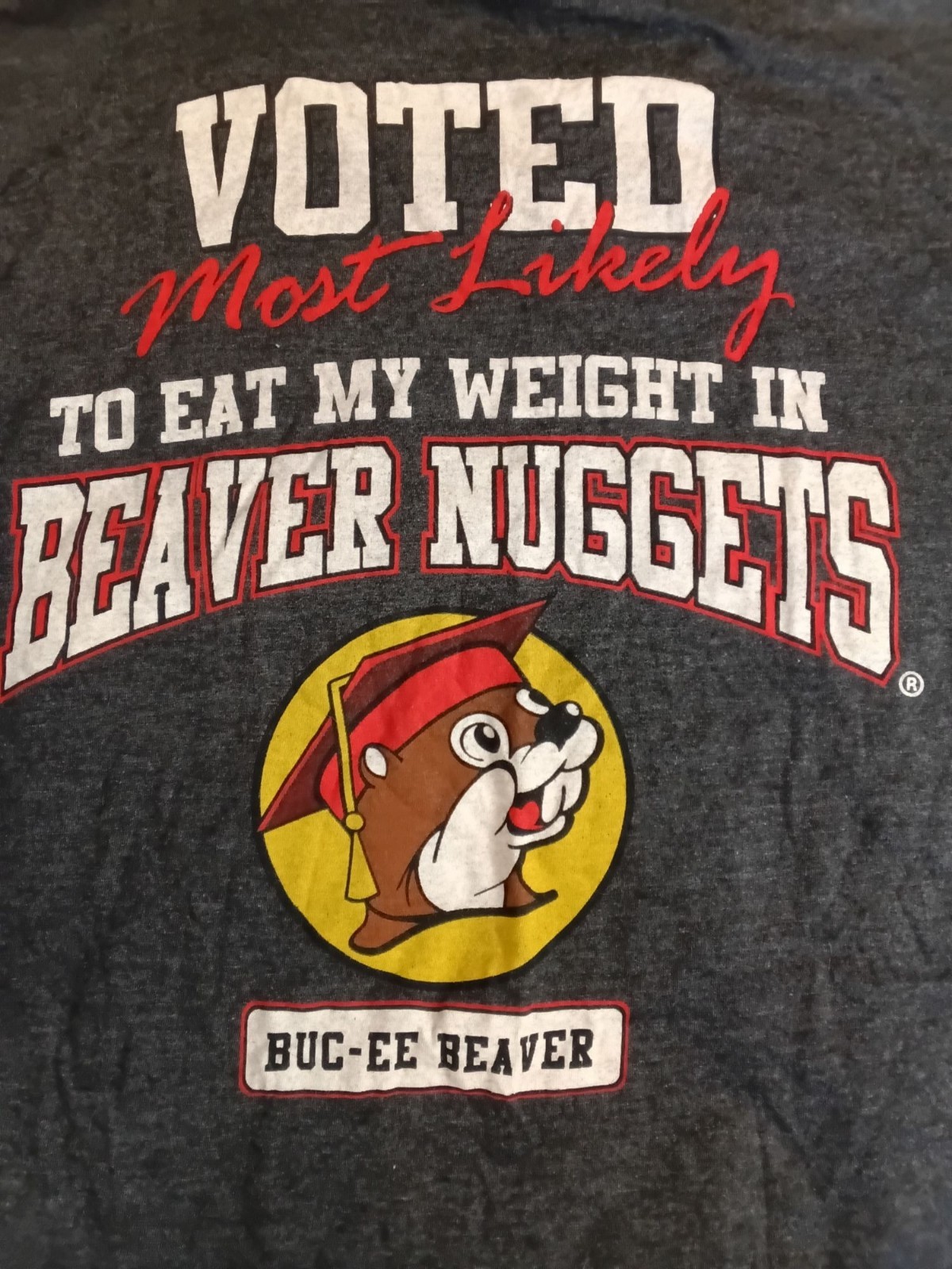 Buc-ees Shirt Large BUCEES BEAVERS NUGGETS Seniors 2022
