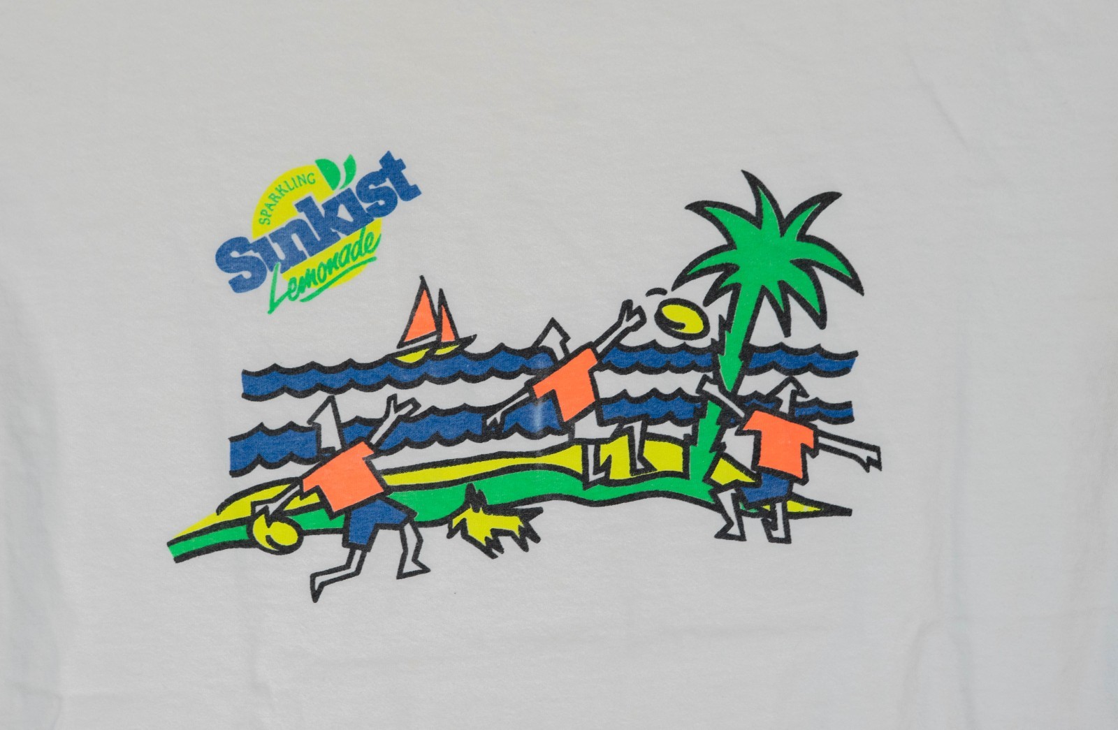 Vintage SUNKIST T-Shirt L Soda Pop Promo Men Size Large 90s Single Stitch Snack gallery