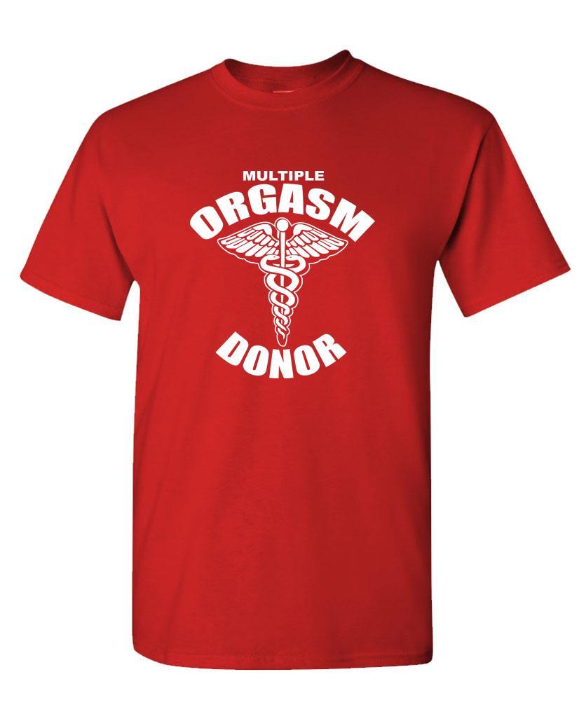 MULTIPLE ORGASM DONOR - Unisex Cotton T-Shirt Tee Shirt gallery