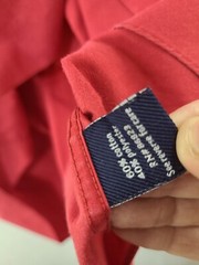 Croft & Barrow Mens Large Red Long Sleeve Button Up Shirt