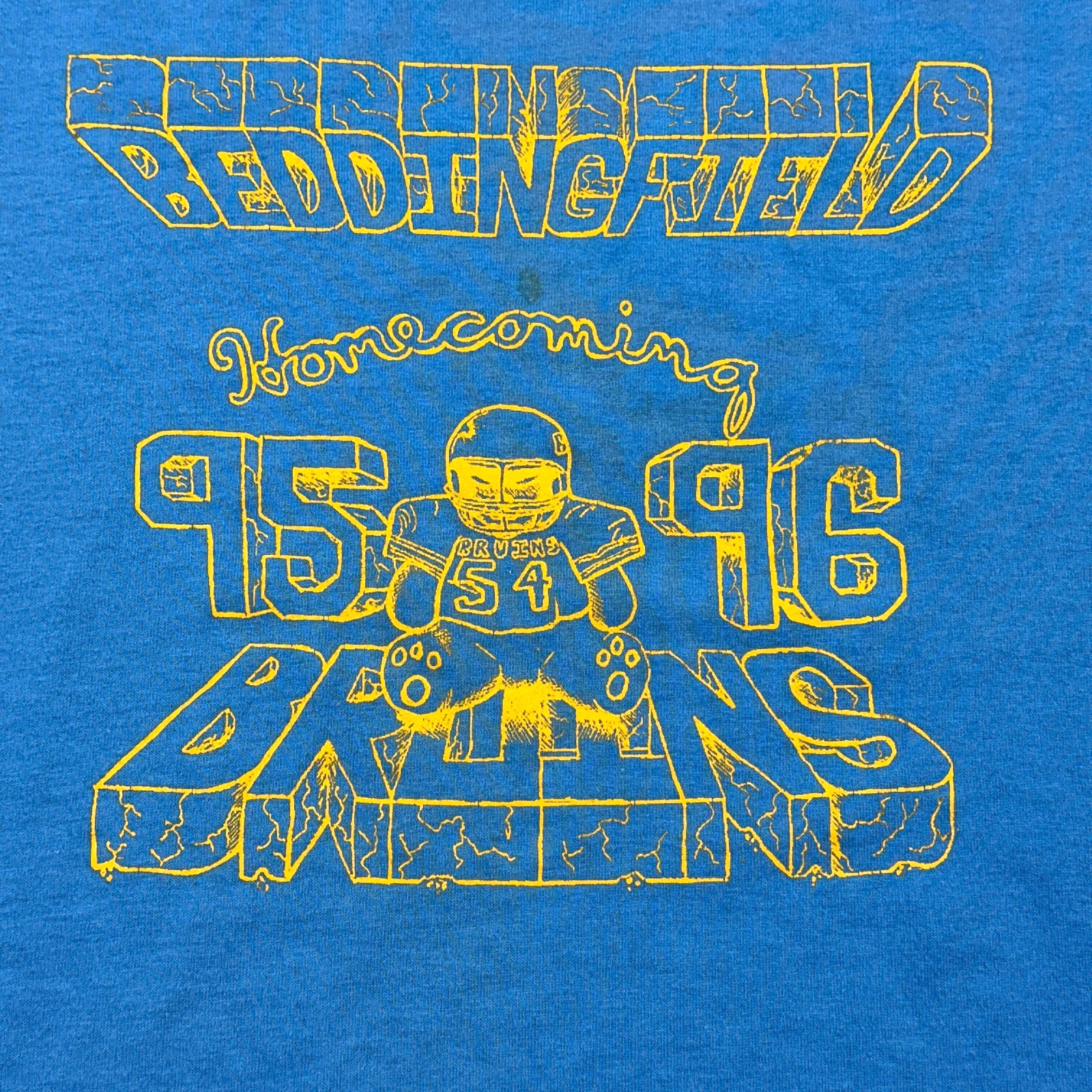 Vintage Russell Athletic Shirt Mens XL Blue Single Stitch Homecoming 95-96 USA gallery