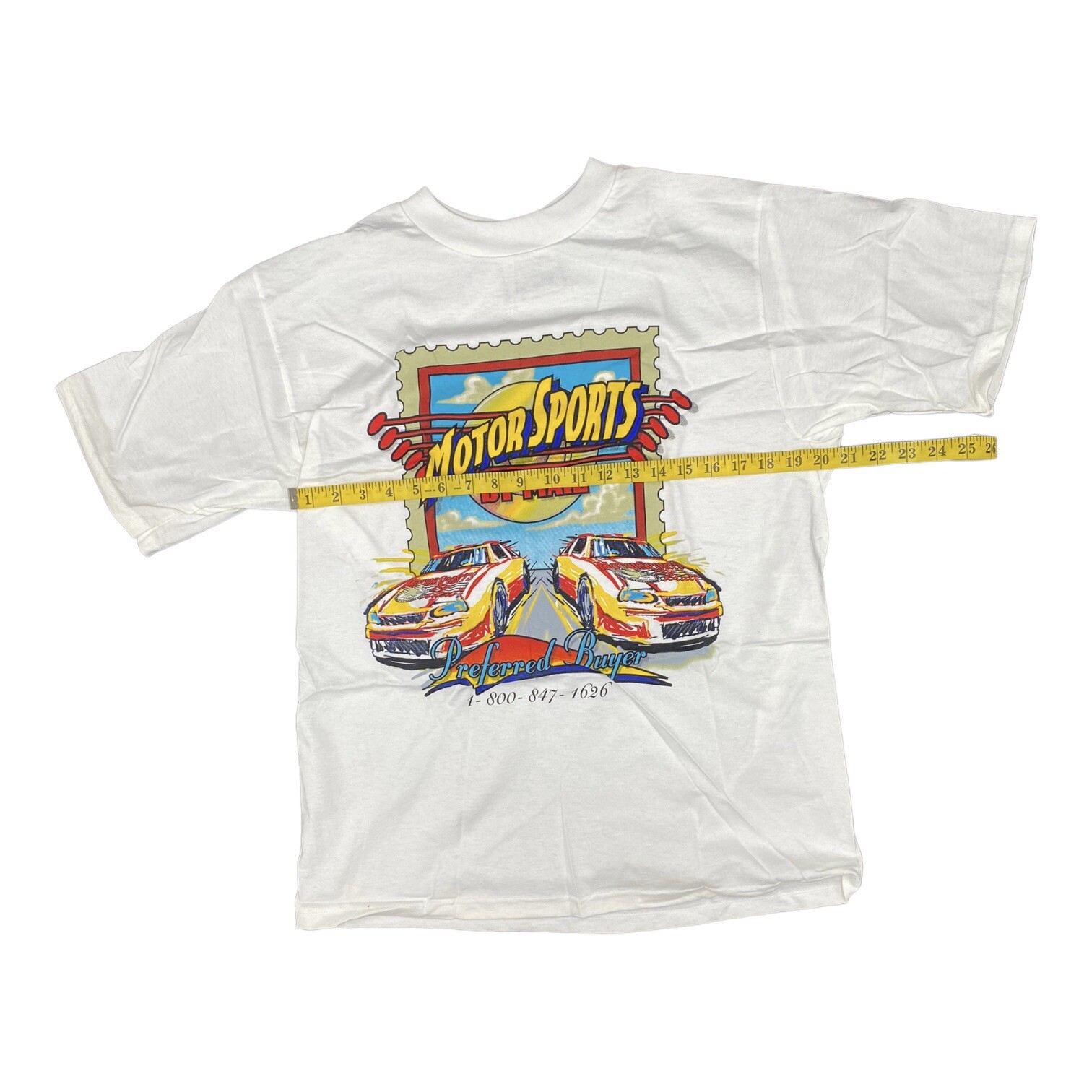 Vintage Motor Sports by Mail T-Shirt NOS Men’s L Preferred Buyer Chase Auth gallery