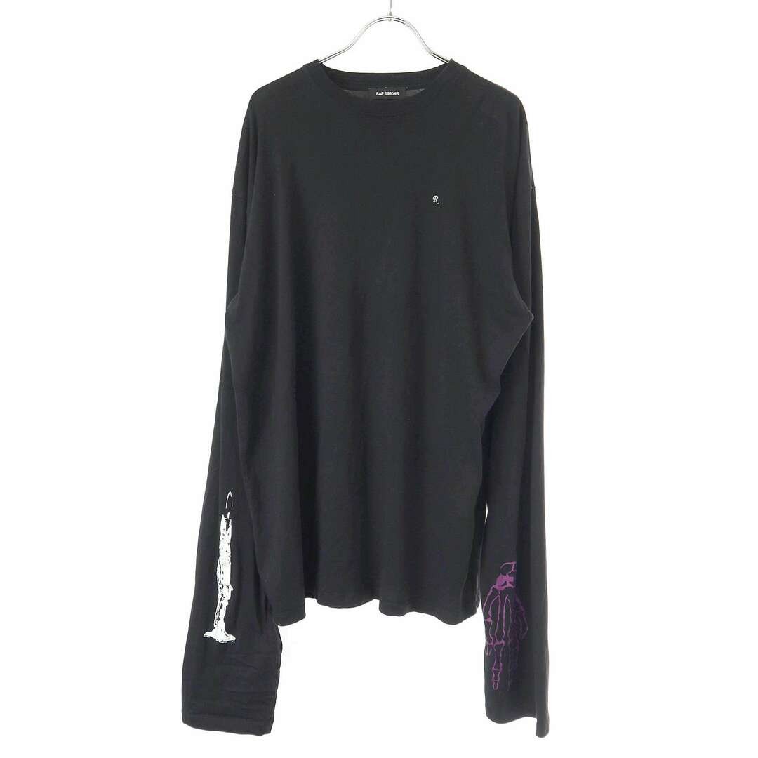RAF SIMONS 21AW Oversized Long Sleeve Cut Saw 19001-0099 Black XS Used MESC-0 gallery