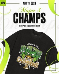 OpTic Texas Major 3 Champs Tee Size XL Brand New with Tags OpTic Gaming Apparel