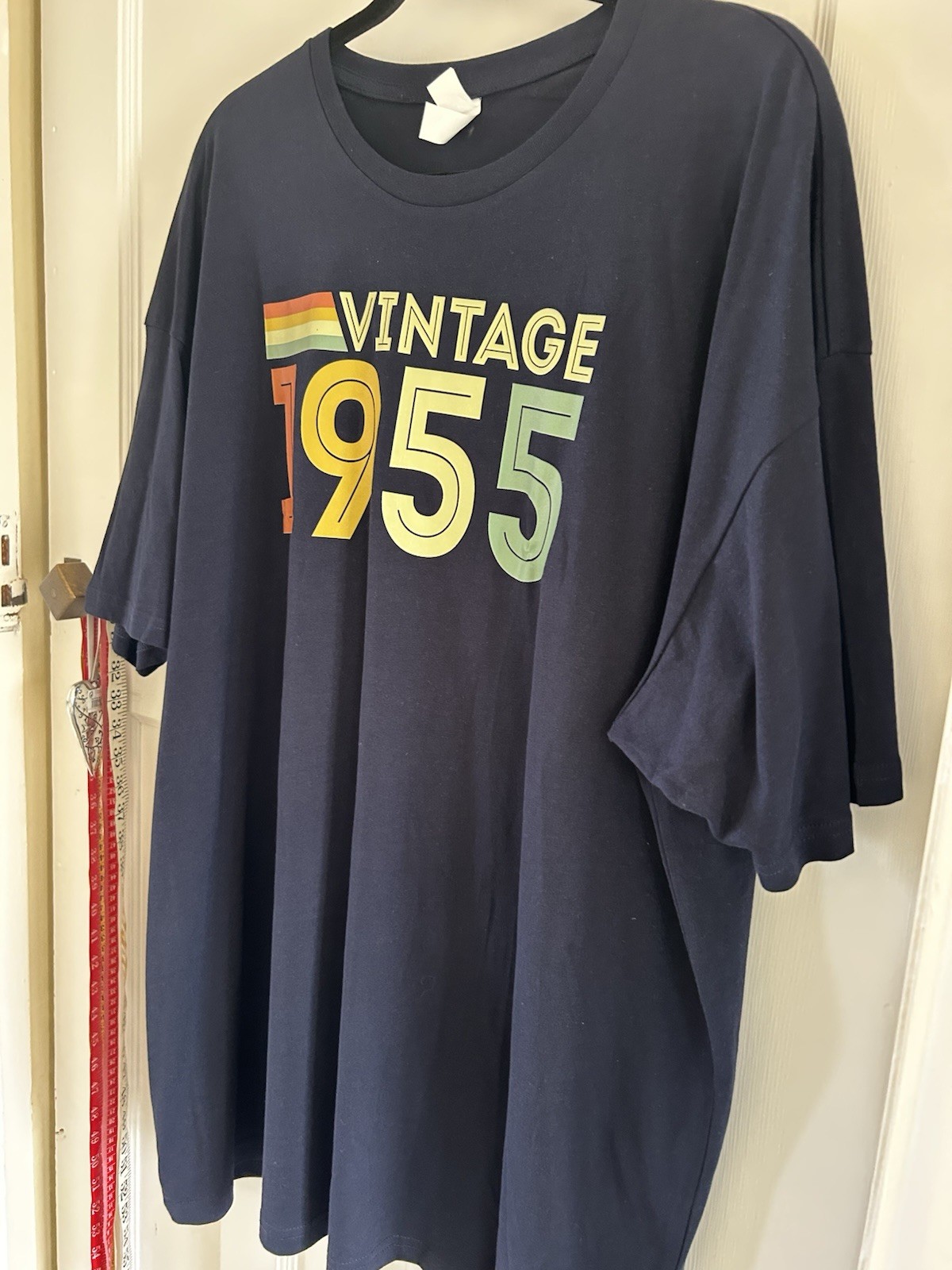 UNEEK UNISEX T SHIRT NAVY ‘VINTAGE 1955’ LOGO SIZE 3XL SHORT SLEEVE gallery