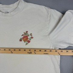 Original Use Floral Cross Stitch Graphic Tee Medium