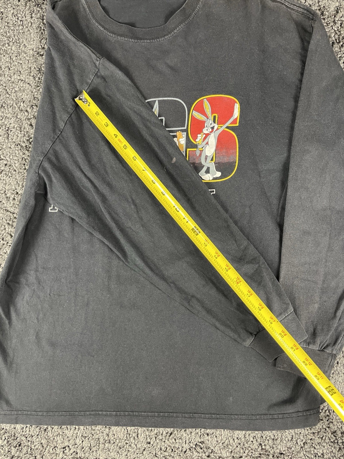 Vintage 90’s Bugs Bunny Looney Toones Iceberg Jeans Long Sleeve LG Double Sided gallery