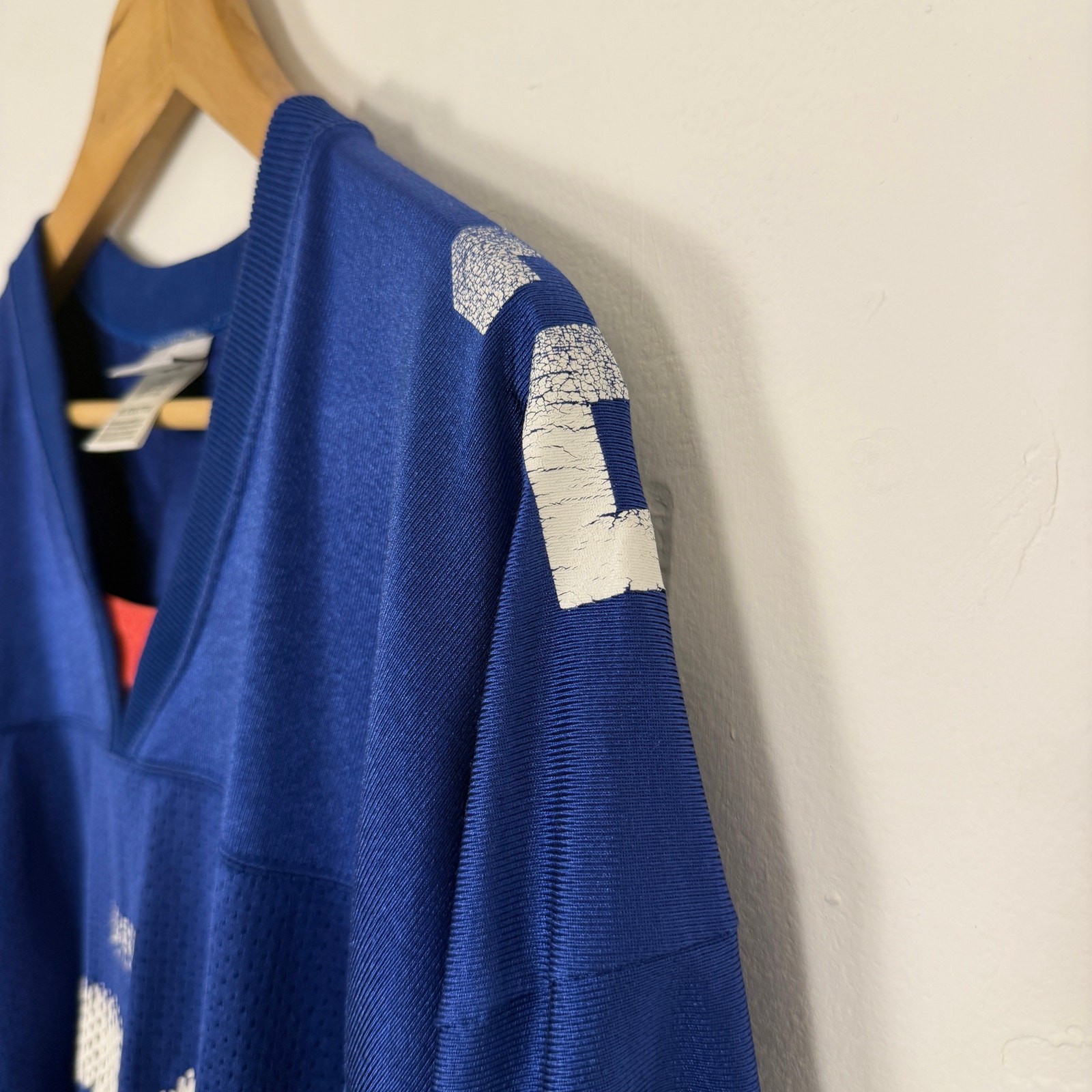 Vintage Y2K New York Giants NYC Tiki Barber NFL Football Sports Jersey XXL Blue gallery