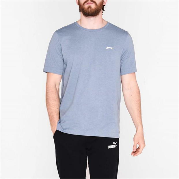 Mens Slazenger 100% Cotton Plain Crew Neck T Shirt XS S M L XL XXL 3XL 4XL BNWT gallery
