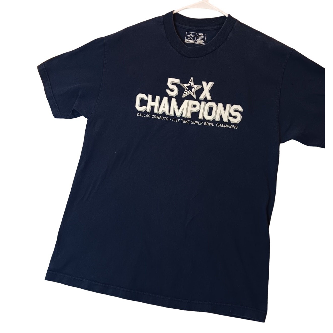 Dallas Cowboys Team Apparel Medium Navy Blue 5X Champs Nice Ring Super Bowl gallery