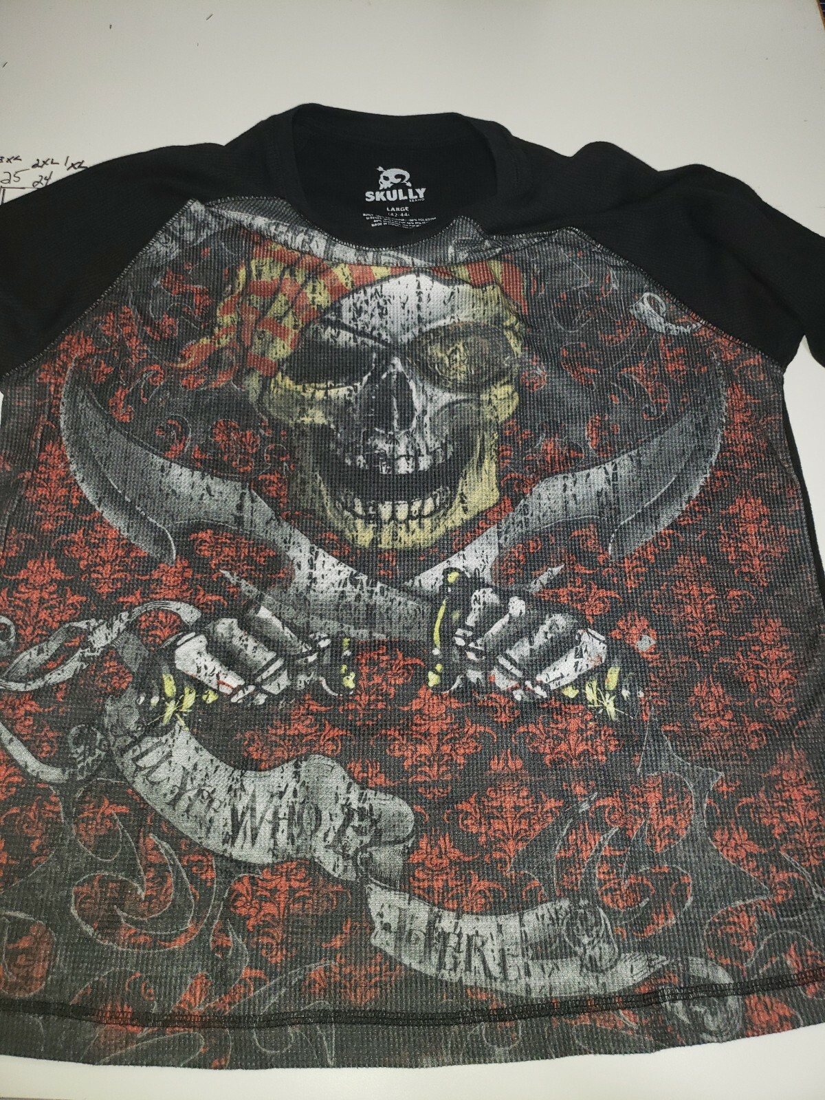 long sleeve thermal by Skully shirt Large gallery