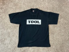 TOOL Dick Wrench Back Graphic Vintage Shirt Rare Giant Tag XL 1991